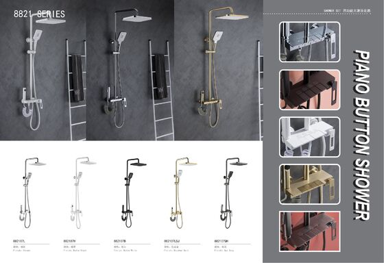High Durability Thermostatic Mixer Shower Bathroom Sanitary Wares Energy Efficiency