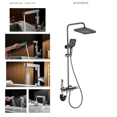 Bathroom Sanitary Wares Modern And Vintage Design Styles With Brass Material For Hot And Cold Water Function