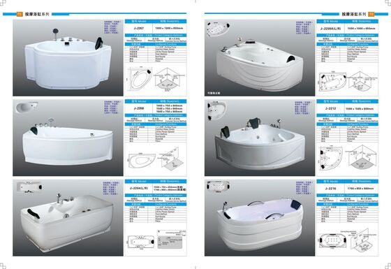 Solid Surface Bathroom Corner Bathtub Small Corner Jacuzzi Tub With Air Jets
