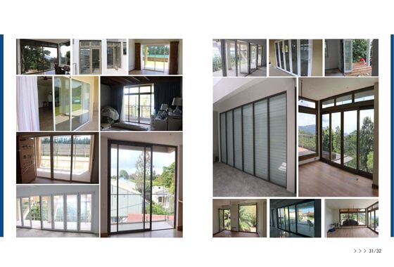 Customization Aluminium Frame Glass Window Alum Sliding Window Wear Resistance