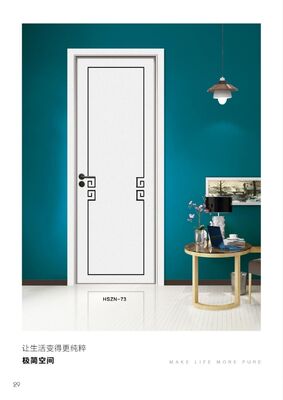Classic Design Style Interior WPC Door For Bedroom Hall And Hotel With Customized Special Function