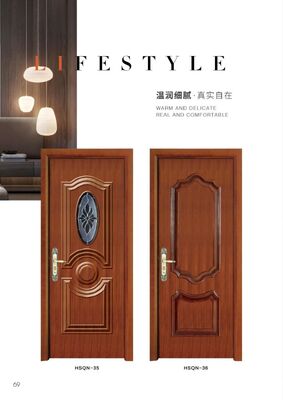 Innovative Residential WPC Laminated Door Various Styles Waterproof