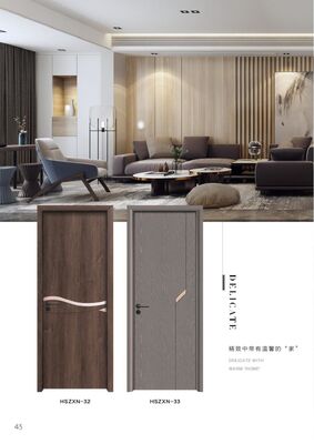 Customized Waterproof WPC Door Paint Free 700mm/ 900mm/ 1050mm