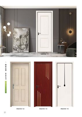 Customized Waterproof WPC Door Paint Free 700mm/ 900mm/ 1050mm