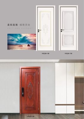 Waterproofing Wood Plastic Composite Door With Customizable Handle Position