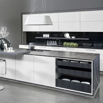 High End Convenience Commercial Kitchen Cabinet Units Luxury Design
