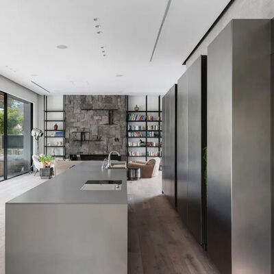 Sleek Unique Design Commercial Kitchen Cupboards High Durability