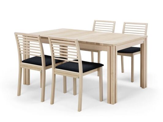 Rustic Natural Wood Dining Room Set For Stylish Living Spaces Plain Design