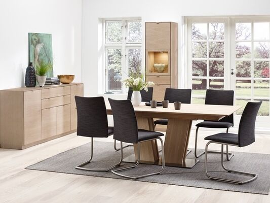 Sleek And Functional Home Living Room Furniture Dining Room Table Set