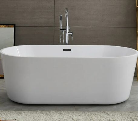 Polished Finish Modern Bathroom Bathtub Designer Freestanding Bath 600mm 580mm Height