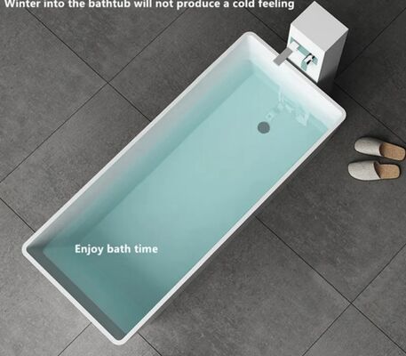 Polished Finish Modern Bathroom Bathtub Designer Freestanding Bath 600mm 580mm Height