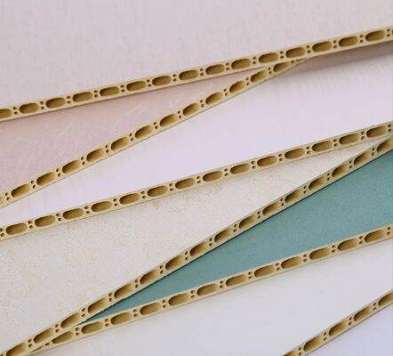 Modified Clay And Stone Powder / WPC Interior Decoration Panel For Modern Design Style