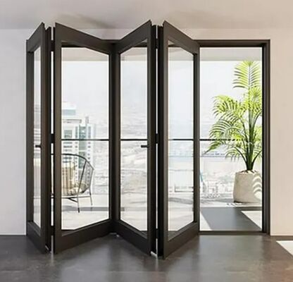 Sound Insulation Modern Aluminum Window Double Glazed Sliding Window  Wind Resistance