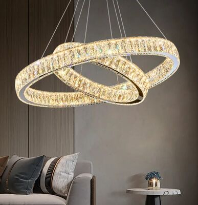 Fashionable Modern Living Room Hanging Lights Color Adjustable