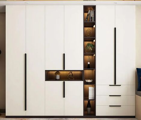 Classic Cabinets And Wardrobes Customizable Colors Easy Installation Process For Living Room