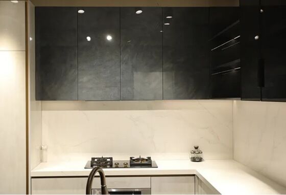 Tailored Stainless Steel Kitchen Wood Cabinets Modern Kitchen Cabinet Easy Installation