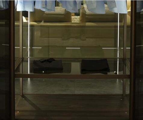 Easy To Clean Glass Bedroom Wardrobes Modern Wardrobe Closet Exquisite Design