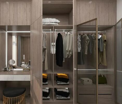 High Durability Custom Design Wardrobe Modular Units Environmental Friendly