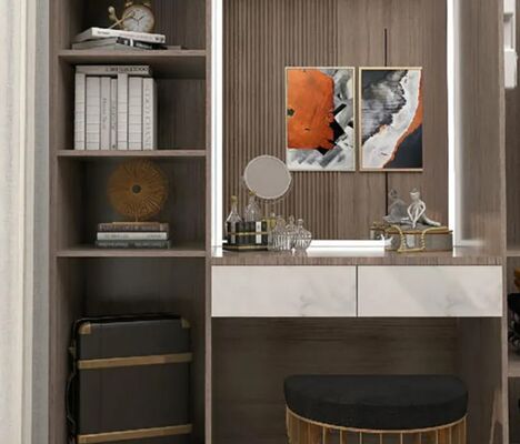 Dustproof Bedroom Storage Wardrobes Storage Units Professional Installation