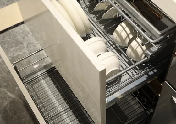 High End Convenience Commercial Kitchen Cabinet Units Luxury Design