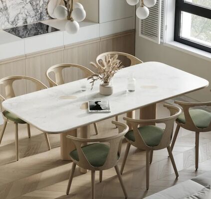 Sleek And Functional Home Living Room Furniture Dining Room Table Set