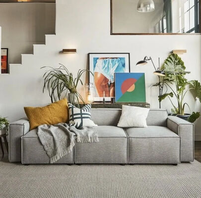 Customization Modern Living Room Furniture Fabric Sofa Set High Standard