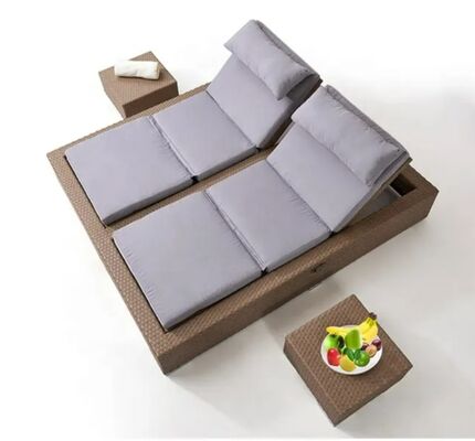 Modern Outdoor Furniture Set UV Resistant PE Rattan Low Maintenance