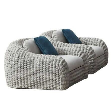 Customized Color Modern Outdoor Patio Furniture Porch Decor Modern Patio Sofa