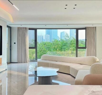 Stainless Steel Hardware Modern Aluminum Window For Insect Control With Acrylic Material Customized Color