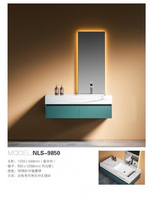 Water Resistant Bathroom Sanitary Wares with LED Mirror for Hotels