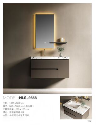 Customized Size Bathroom Sanitary Wares For Hotel Bathroom Villa Water Resistant And Illuminated