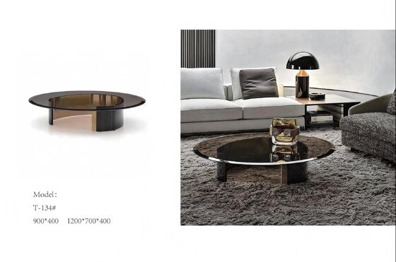 Modern Indoor Furniture For Home  In Wood Leather Glass