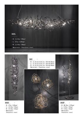 Customizable Home Lighting For Locker Room Balcony And Garden Crystal Metal Glass And More Shade Materials