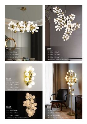 Customizable Home Lighting For Locker Room Balcony And Garden Crystal Metal Glass And More Shade Materials