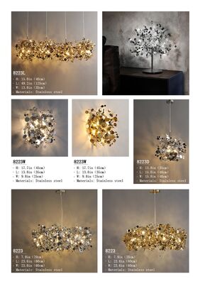 Customizable Home Lighting For Locker Room Balcony And Garden Crystal Metal Glass And More Shade Materials