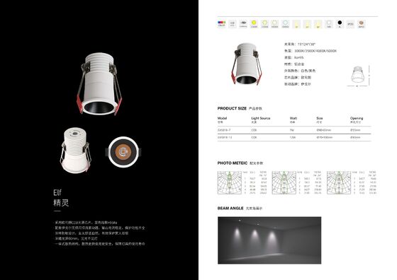 Home Lighting For Living Room Kitchen Locker Room Balcony Garden And Hotel With 3000K/3500K/4000K/6000K Color Temperature CCT