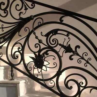 Secure And Sturdy Steel And Glass Handrail For Stair Deck Porch And Bridge In Classic Design Style