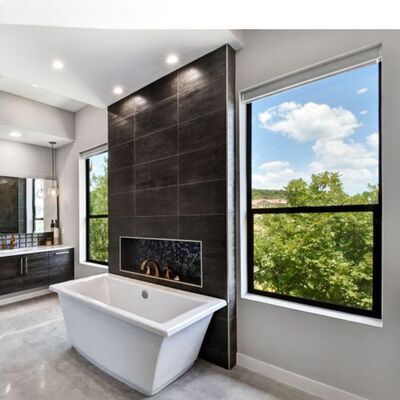 Modern Aluminum Sliding Window - 1200x1500mm, CE & ISO9001 Certified