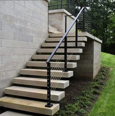 Custom Stainless Steel Glass Handrail 40mm for Indoor Outdoor Safety