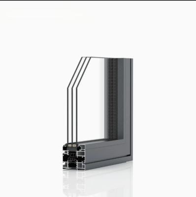 Modern Aluminum Sliding Window with Stainless Steel Flynet for Residential and Commercial Buildings with Screw Fixing Installation