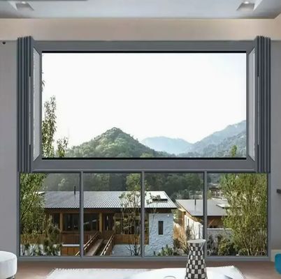 Modern Aluminum Sliding Window with 15 Years Life Span Durable Aluminum Alloy Frame and Tempered Glass