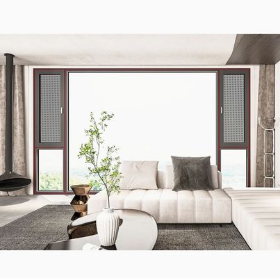 Customized Color Modern Aluminum Window with Sliding Opening Pattern and 15 Years Life Span