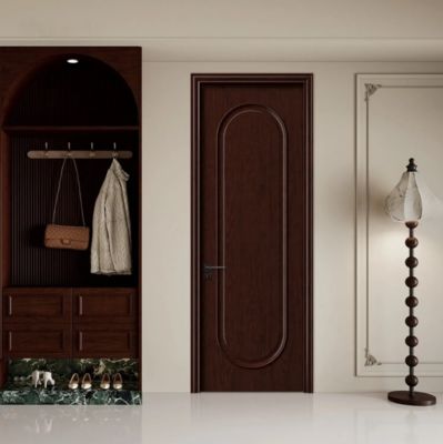 Vintage Style WPC Door For Supermarket And Kitchen With Left Or Right Handle Position And 700-1100mm Width