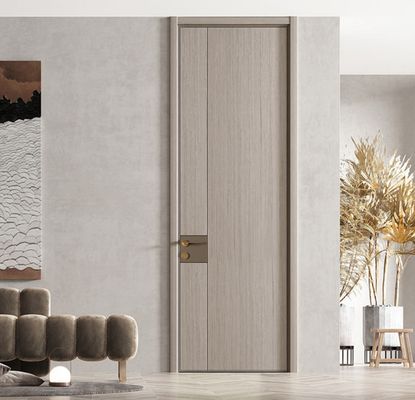 Waterproof WPC Door With Fire Retardant Feature And Locks Accessory For Hospital And Sports Venues