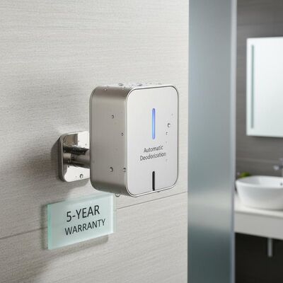 304 Stainless Steel Bracket Bathroom Sanitary Wares with Automatic Deodorization and 5-Year Warranty