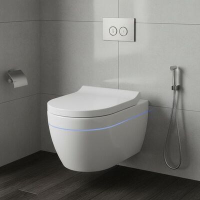 Wall-mounted Toilet with Automatic Deodorization and Dual Flush for Easy Wall-mounted Installation
