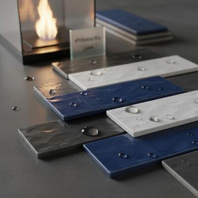 Glazed Ceramic Tiles with Water Absorption Under 0.5% Non-combustible Fire Resistance and Scratch Resistant Surface