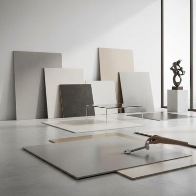 Satin Finish Ceramic Tiles in Various Sizes Offering Scratch Resistant Surface for Modern Interiors