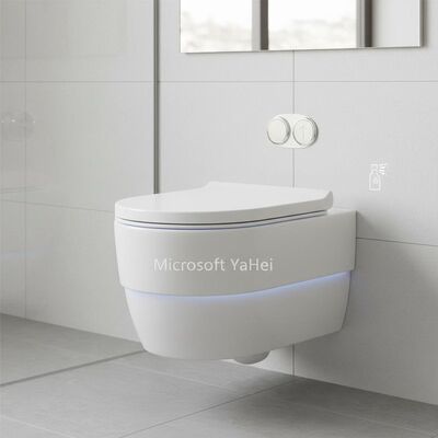 Wall-mounted Toilet with Automatic Deodorization and Dual Flush for Easy Wall-mounted Installation