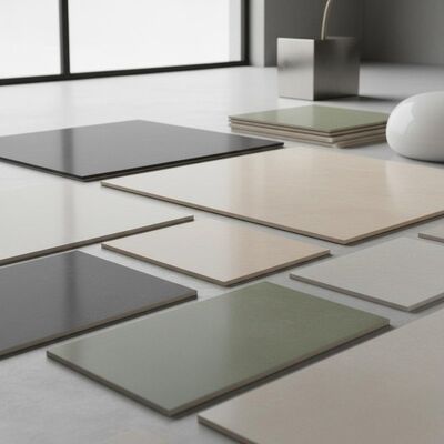 Satin Finish Ceramic Tiles in Various Sizes Offering Scratch Resistant Surface for Modern Interiors